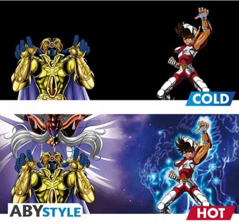 Saint Seiya - Mug Thermo-Récatif Pegasus vs Pope  -  SAINT SEIYA