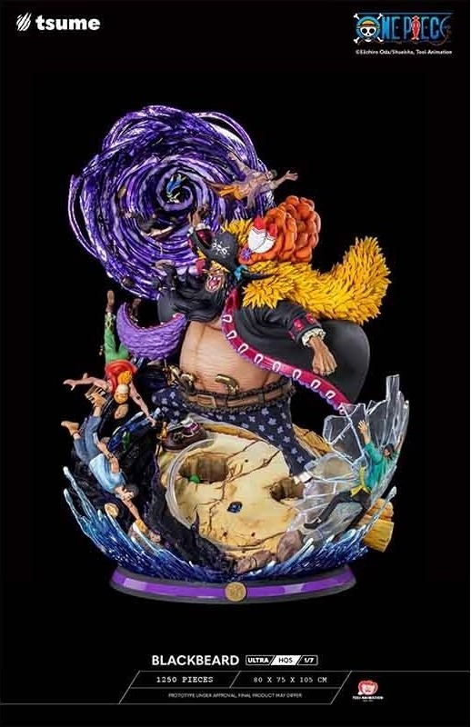 One Piece - Statue Black Beard Ultra HQS Tsume  - TSUME