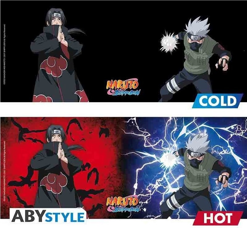 Naruto - Mug Thermo-Réactif Kakashi vs Itachi  -  NARUTO