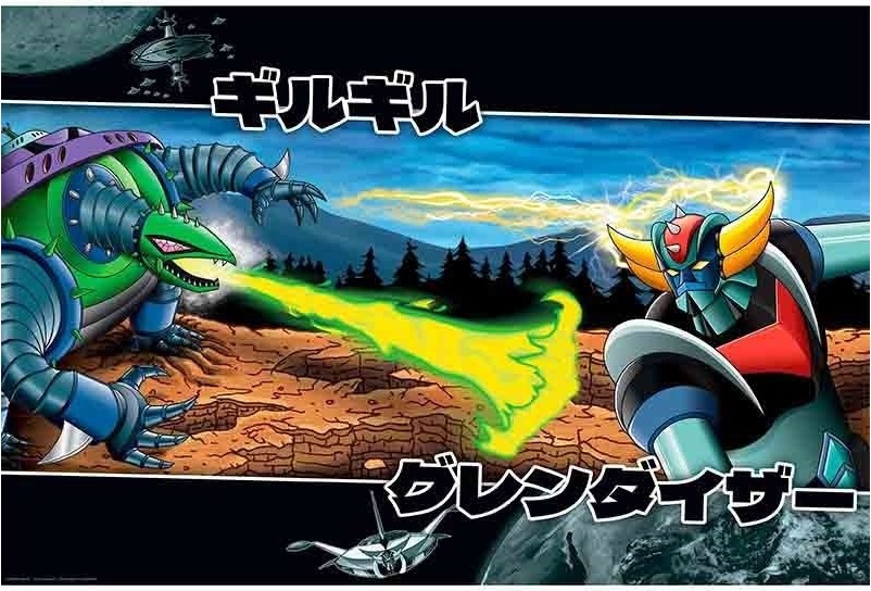 Goldorak - Poster Goldorak vs Giru Giru - Grand Format  - GOLDORAK
