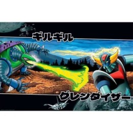 Goldorak - Poster Goldorak vs Giru Giru - Grand Format  - GOLDORAK