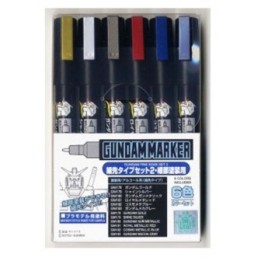 Gundam Marker - AMS-126 Fine Edge Set 2  -  GUNDAM
