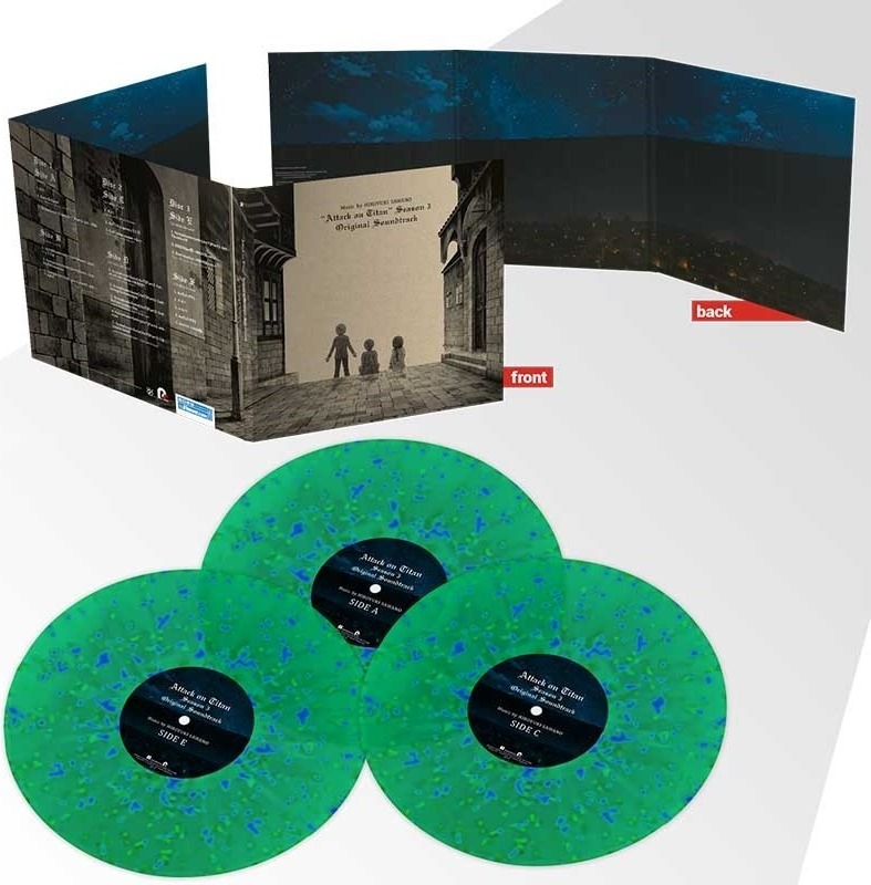 Attack on Titan - Disque Vinyle OST 3LP Saison 3  - VINYLE MANGA & JEUX VIDEO