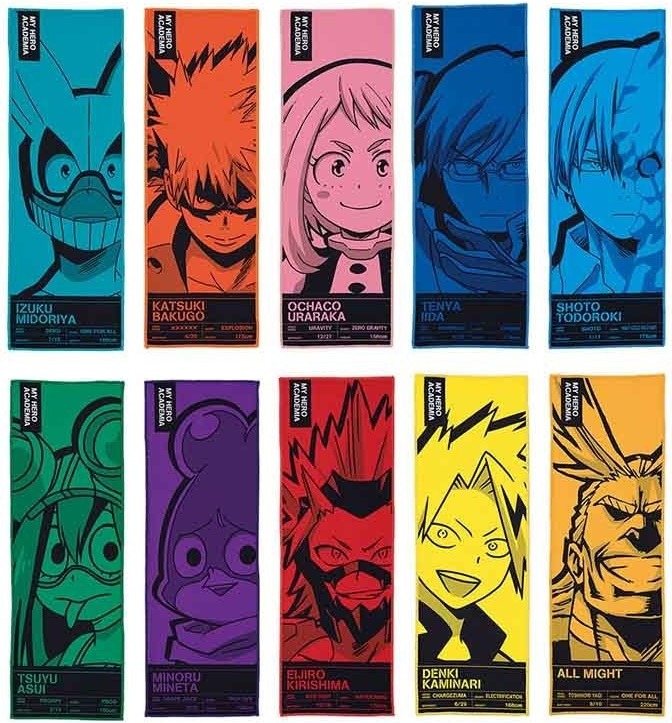 My Hero Academya - Lot de 10 serviettes - Begin The Hero  - My Hero Academia