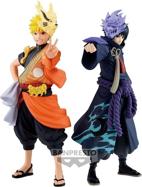 Naruto - Set 2 Figurines Naruto et Sasuke - 20th Anniversary  -  NARUTO