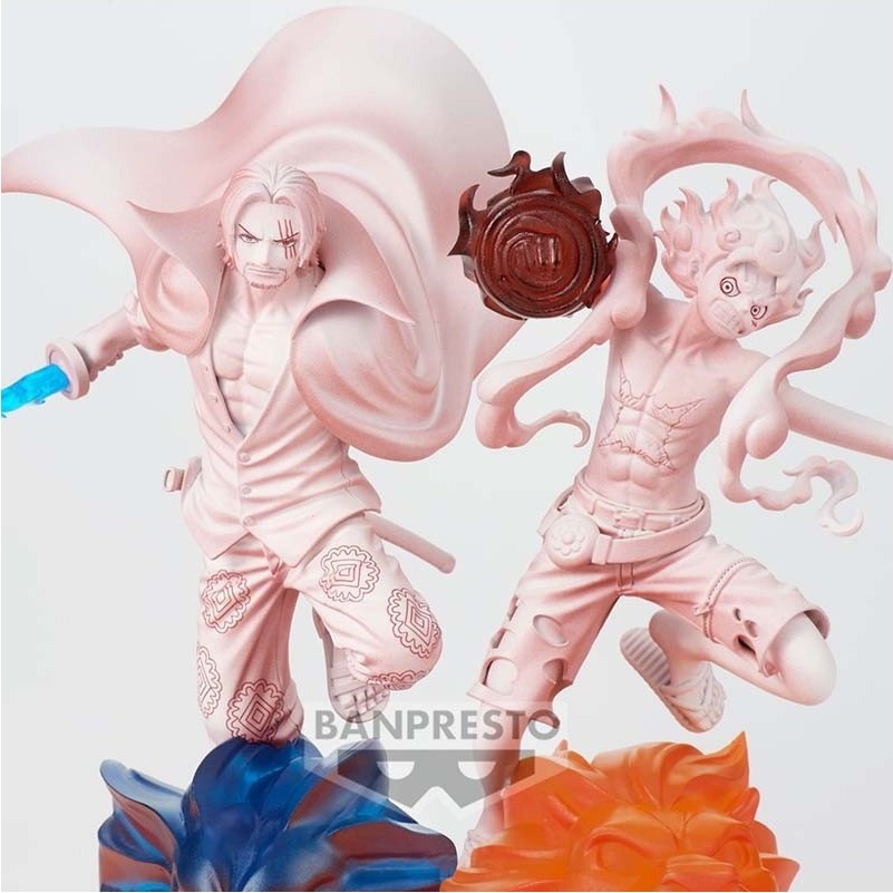 One Piece - Set 2 Figurines Luffy Gear 5 et Shanks  -  ONE PIECE