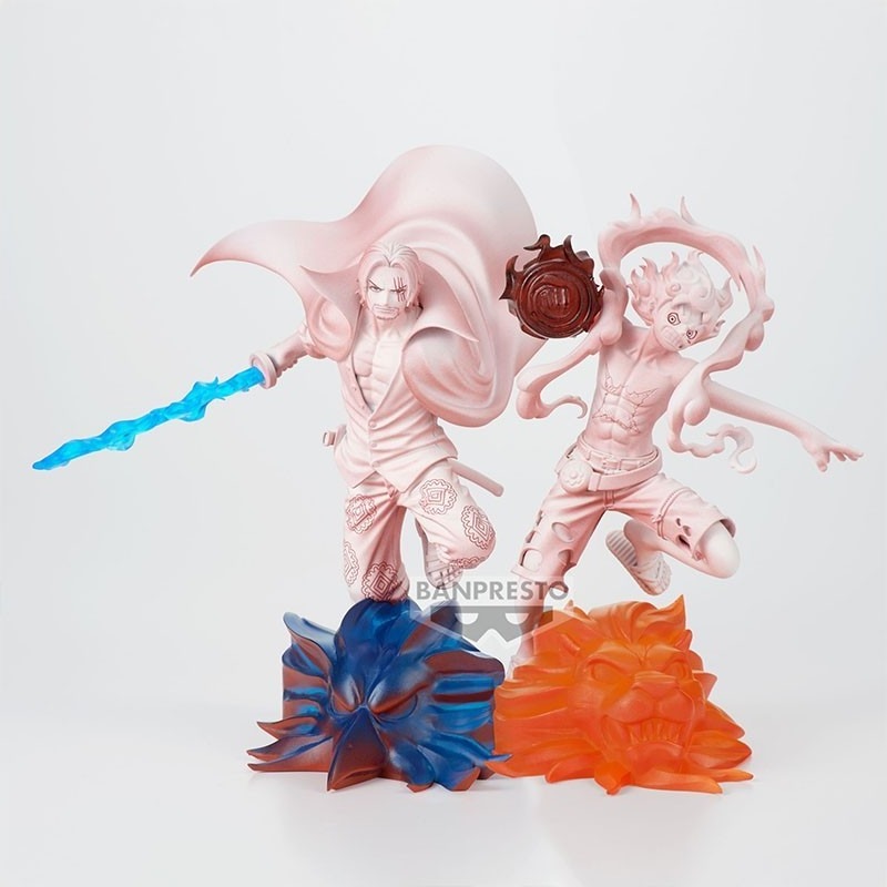 One Piece - Set 2 Figurines Luffy Gear 5 et Shanks  -  ONE PIECE