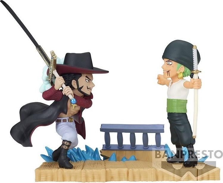 One Piece - Figurine Mihawk et Zoro - Log Stories  -  ONE PIECE