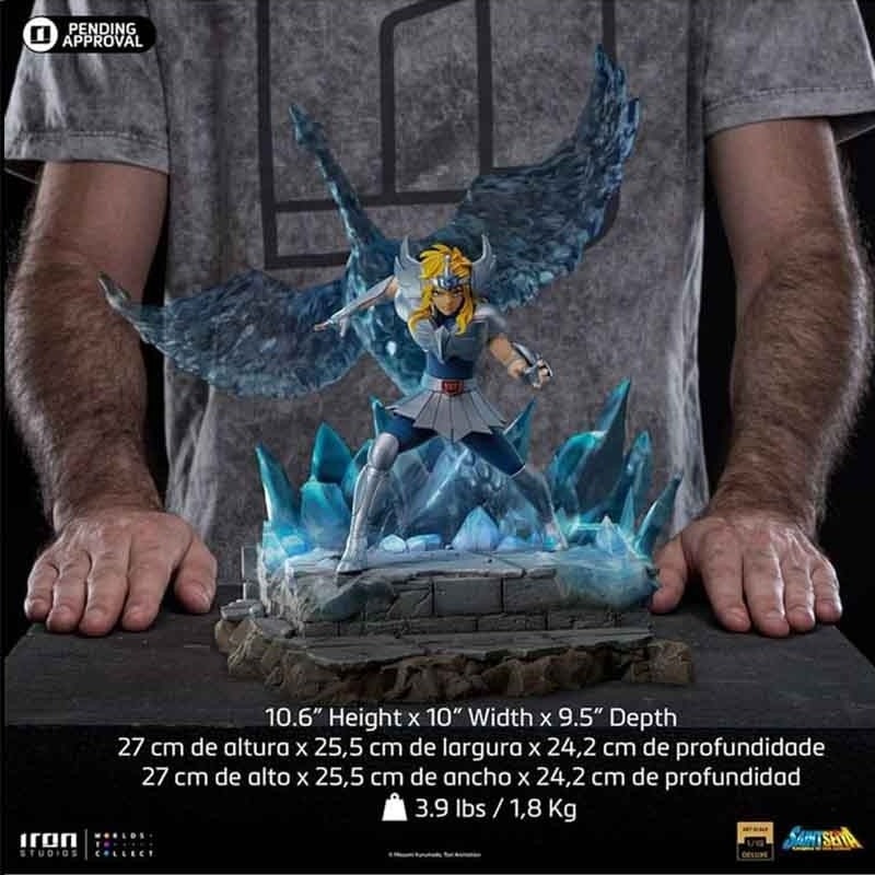 Saint Seiya - Figurine Hyoga Cygnus - Deluxe BDS Art Scale  -  SAINT SEIYA