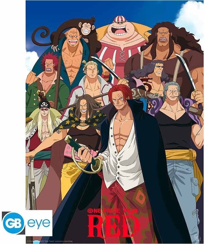 Poster One Piece - Equipage Shanks le Roux  -  ONE PIECE
