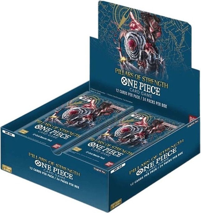 One Piece Card Game - Boite de 24 Boosters Pillars Of Strength OP03  - Cartes