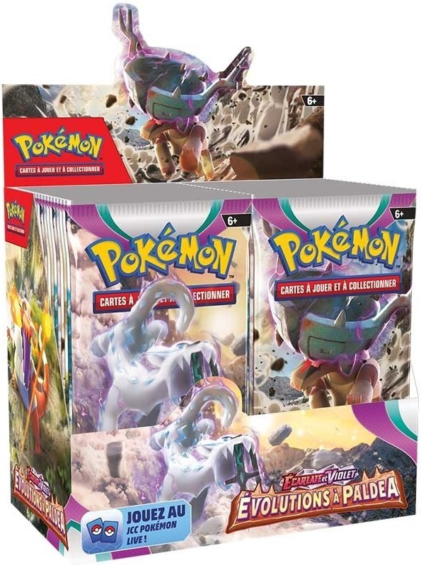 Pokémon EV02 - Display 36 Booster Ecarlate et Violet  - Cartes à collectionner