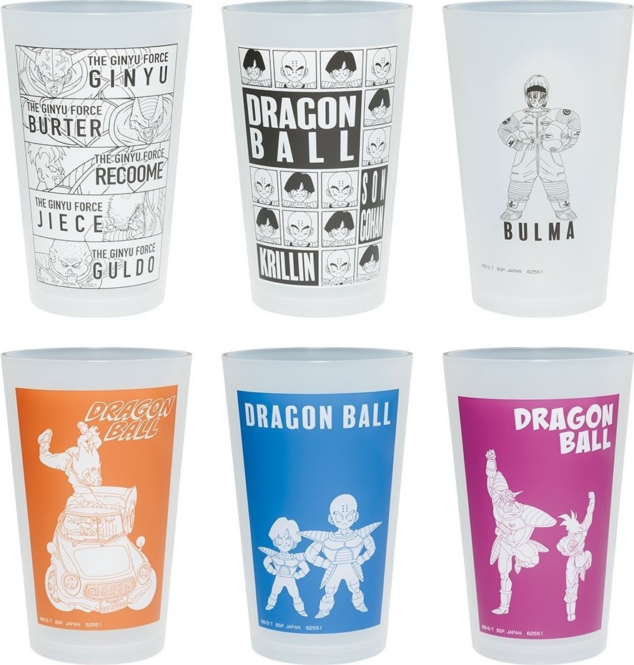 Dragon Ball Z - Set de 6 Gobelets - The Ginyu Force  -  DRAGON BALL Z
