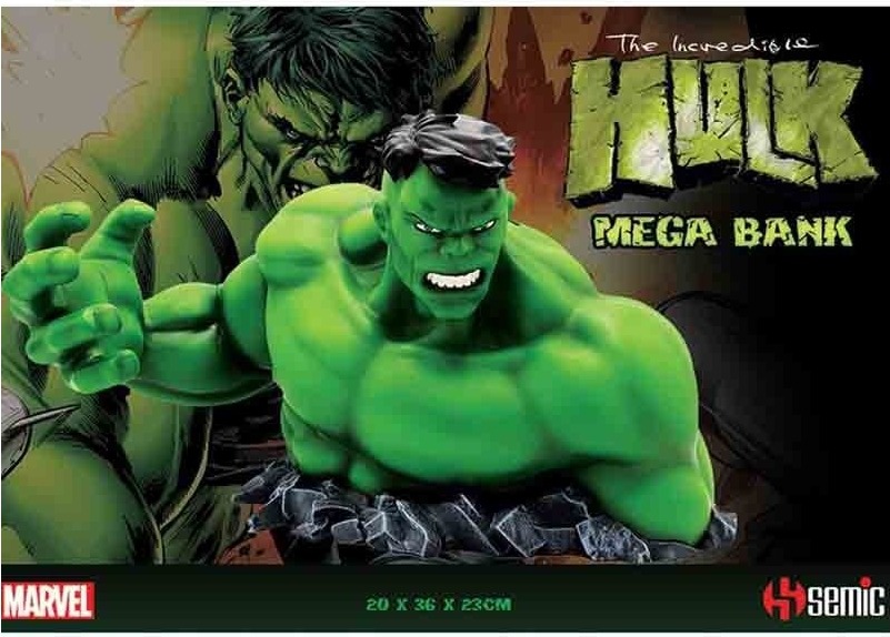 Hulk - Mega Tirelire Hulk  - DC. COMICS & MARVEL