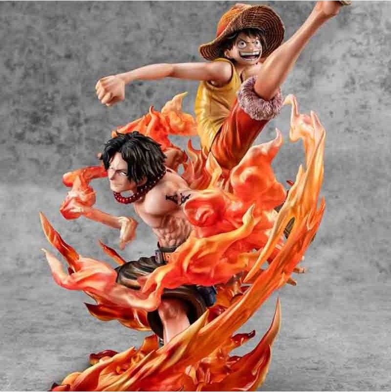 One Piece - Figurine Luffy & Ace - P.O.P Limited Ver  -  ONE PIECE