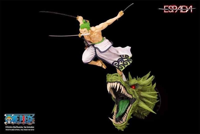 One Piece - Figurine Roronoa Zoro Wall Statue - Espada Art  -  ONE PIECE
