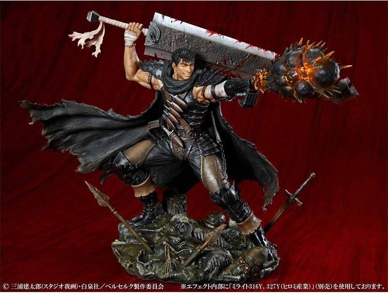 Berserk - Figurine Guts Black Swordsman - Medicos  - AUTRES FIGURINES