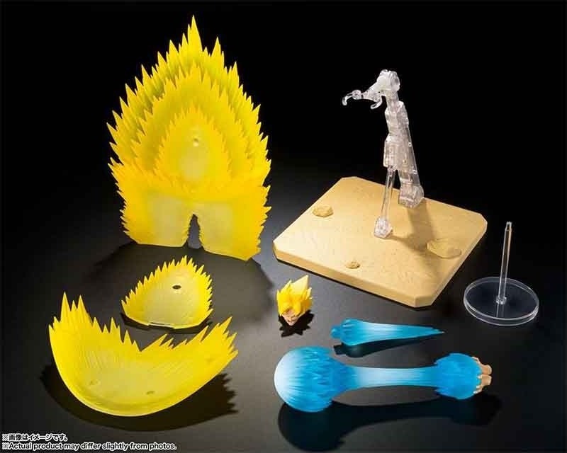 Dragon Ball Z- Goku Teleport Kamehameha Effect Parts S.H Figuarts Set  -  DRAGON BALL Z