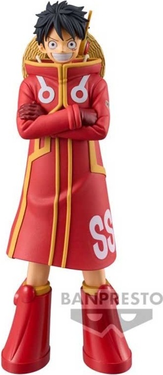 One Piece - Figurine Monkey.D.Luffy - DXF Grandline  -  ONE PIECE