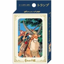 Princesse Mononoke - Jeu de 54 cartes à jouer  -  TOTORO - GHIBLI