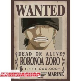 Affiche Wanted Zoro - New World Prime  -  ONE PIECE