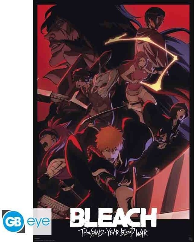 Poster Bleach Key Art Groupe - Maxi Format  -  BLEACH