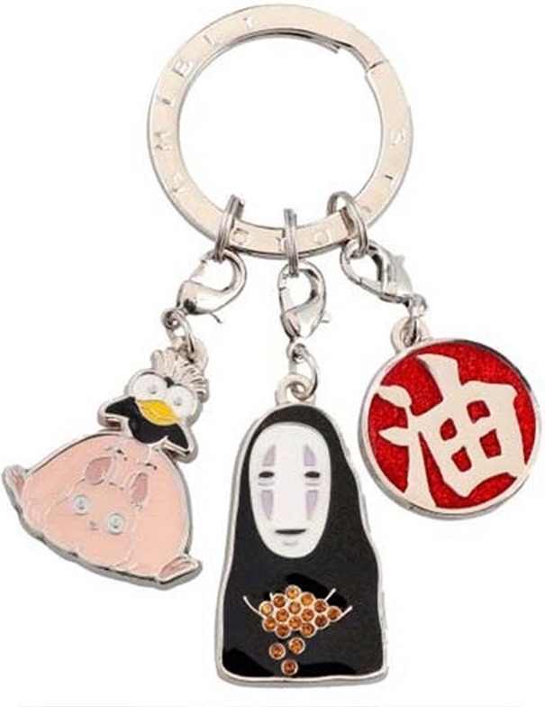 Le Voyage de Chihiro - Porte-clés métal 3 personnages Arubaya  -  TOTORO - GHIBLI