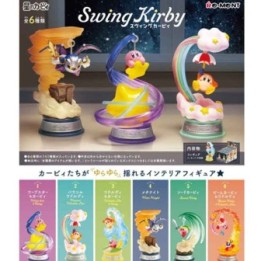 Kirby - Collection 6 figurines Swing Kirby Re-Ment  -  MARIO BROS & CO
