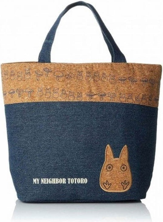 Mon Voisin Totoro - Sac Lunch style liège & denim  -  TOTORO - GHIBLI