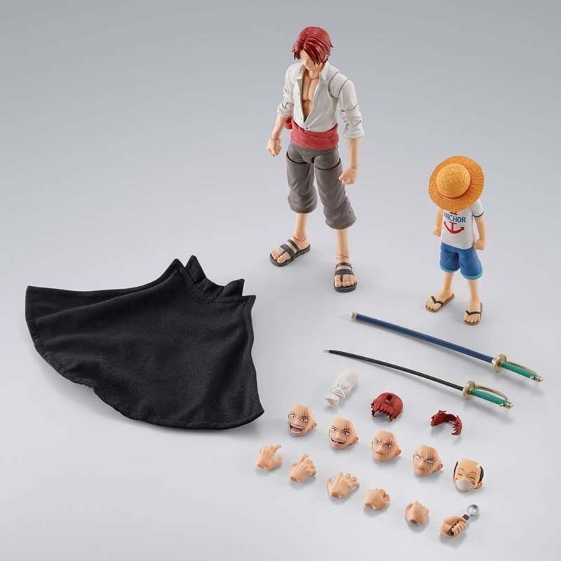 One Piece - Figurine Shanks & Luffy childhood SHF  -  ONE PIECE