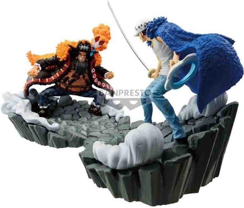 One Piece - Set 2 Figurines Trafalgar Law vs Teach - Senkozekkei  -  ONE PIECE