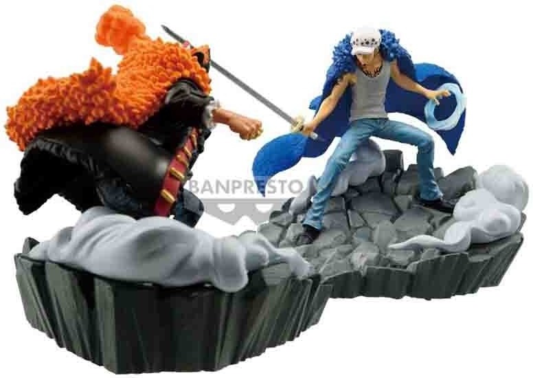 One Piece - Set 2 Figurines Trafalgar Law vs Teach - Senkozekkei  -  ONE PIECE