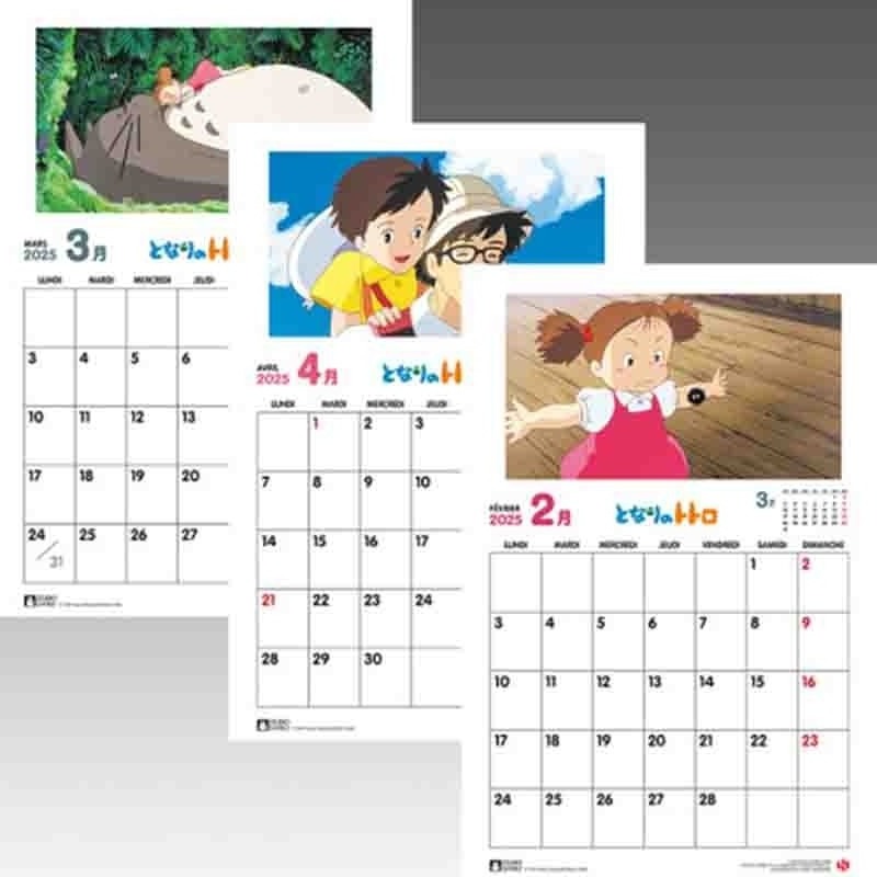 Mon voisin Totoro - Calendrier 2025  -  TOTORO - GHIBLI