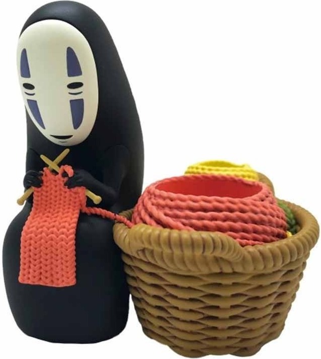 Le Voyage de Chihiro - Figurine pot à crayon No Face Tricote  -  TOTORO - GHIBLI