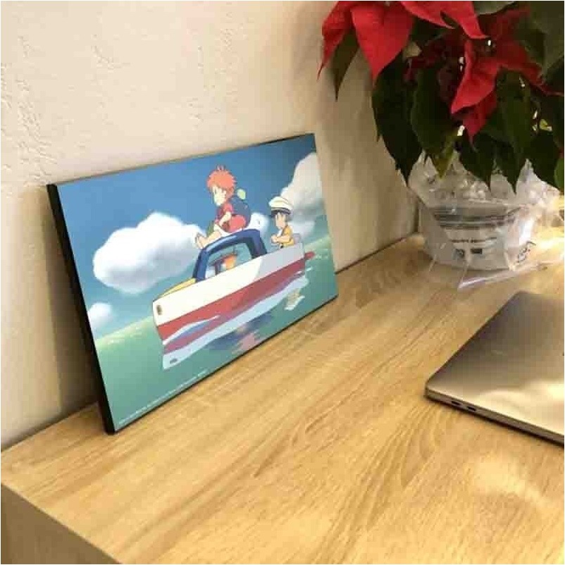 Ponyo sur la Falaise - Tableau Ponyo et Sosuke  -  TOTORO - GHIBLI