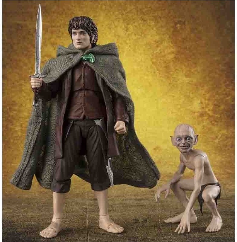 Le Seigneur des Anneaux - Figurines Frodon & Gollum SH Figuarts  - CINÉMA & SÉRIES TV
