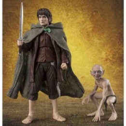Le Seigneur des Anneaux - Figurines Frodon & Gollum SH Figuarts  - CINÉMA & SÉRIES TV