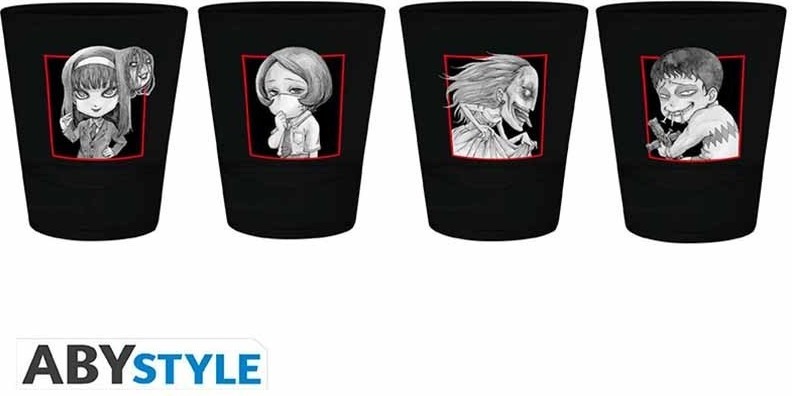 Junji Ito - Set de 4 verres à Shooter Junji Ito  - AUTRES GOODIES