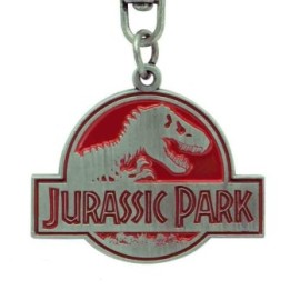 Jurrasic Park - Porte clés Logo en métal  - CINÉMA & SÉRIES TV