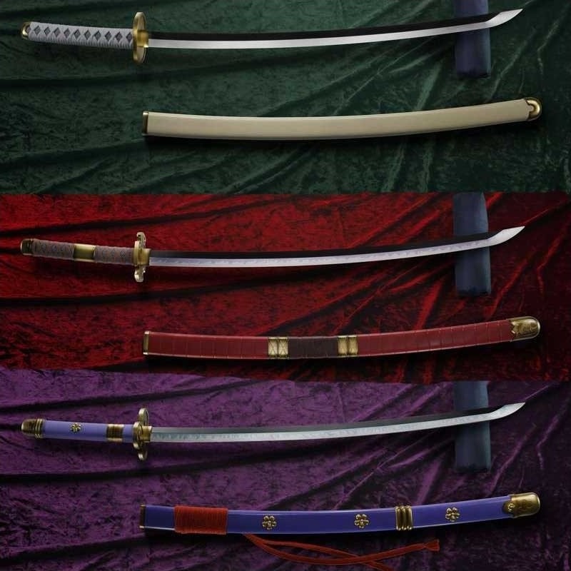 One Piece - Set 3 Epées Roronoa Zoro Proplica Bandai  -  ONE PIECE