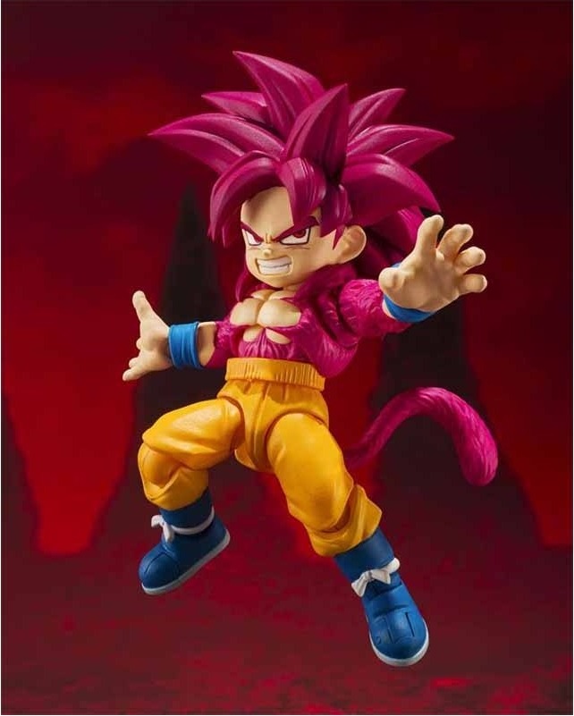 Dragon Ball Daima - Figurine mini Son Goku SSJ4 - SHF  -  DRAGON BALL Z