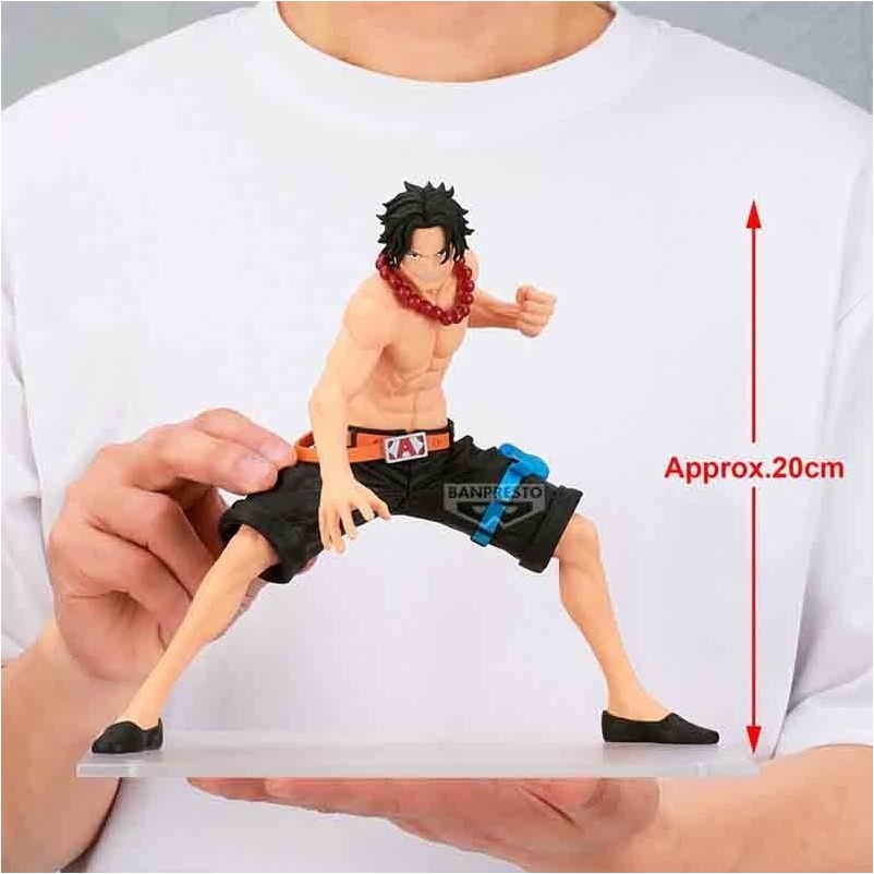 One Piece - Figurine Portgas D. Ace - Grandista  -  ONE PIECE