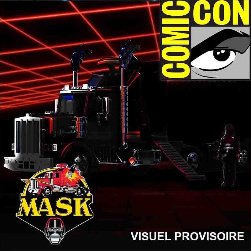 M.A.S.K - Véhicule Rhino & Matt Traker & Bruce Sato SDCC Ver  - AUTRES FIGURINES