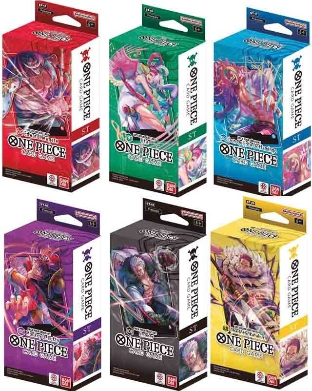 One Piece - Set 6 Deck débutant version FR  -  ONE PIECE