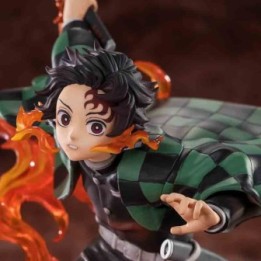 Demon Slayer - Figurine Tanjiro Kamado Rengoku's Sword Guard FZ  - DEMON SLAYER