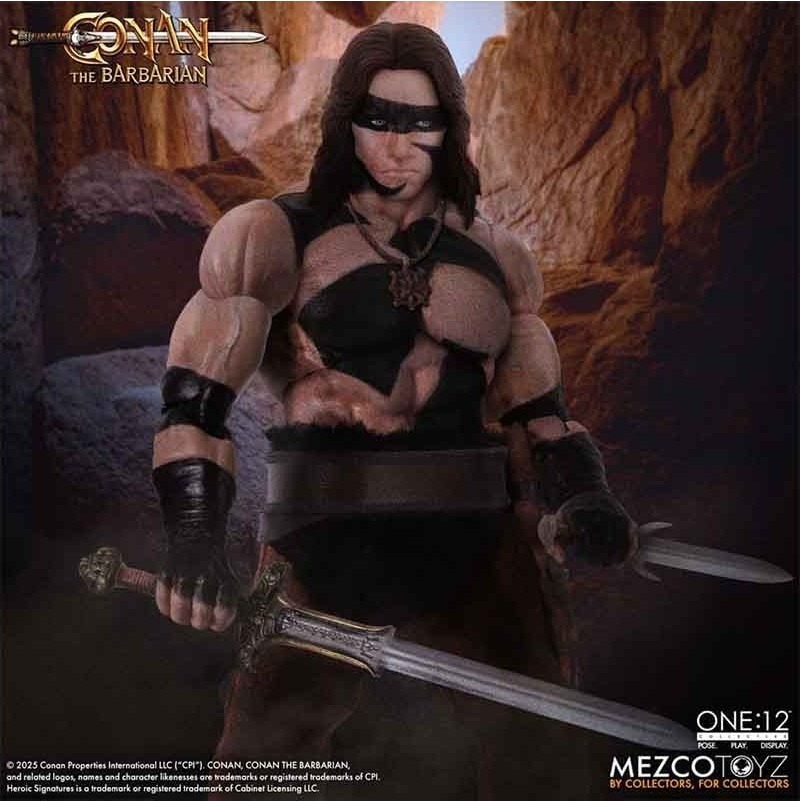 Figurine Conan le Barbare 1982 War AF - Mezco  - CINÉMA & SÉRIES TV