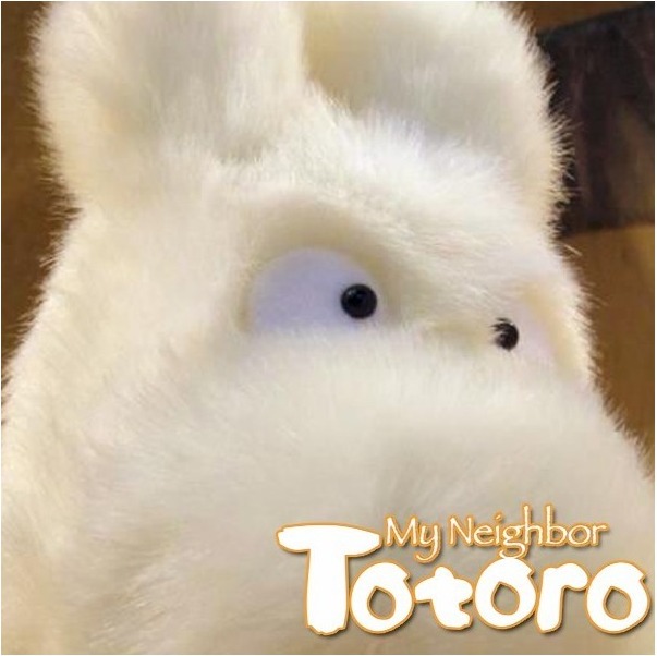 Totoro - Peluche Totoro Blanche - Sun Arrow - Taille M  -  TOTORO - GHIBLI