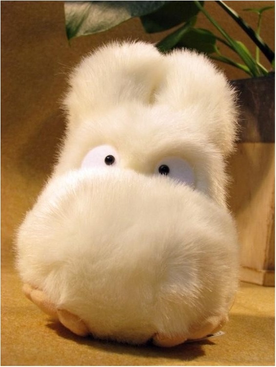 Totoro - Peluche Totoro Blanche - Sun Arrow - Taille M  -  TOTORO - GHIBLI