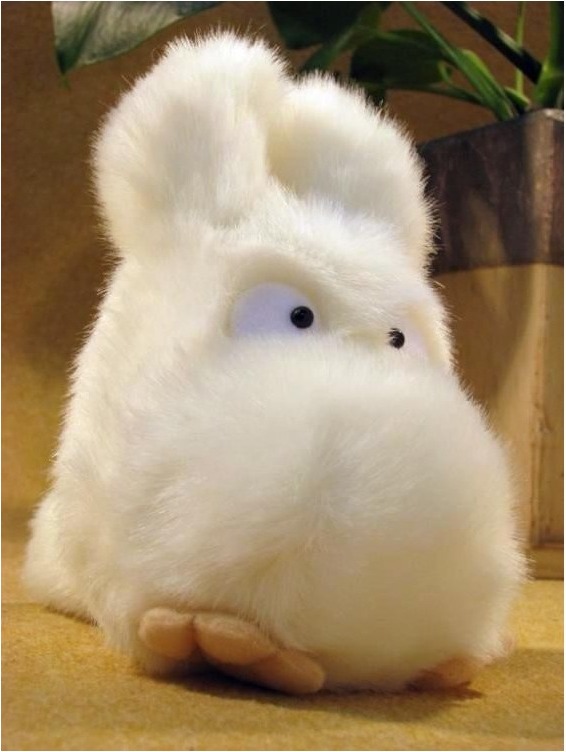 Totoro - Peluche Totoro Blanche - Sun Arrow - Taille M  -  TOTORO - GHIBLI