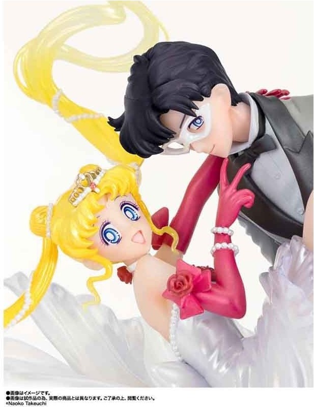 Sailor Moon - Figurines Usagi ＆ Tuxedo mask moonlight glow FZ  - SAILOR MOON